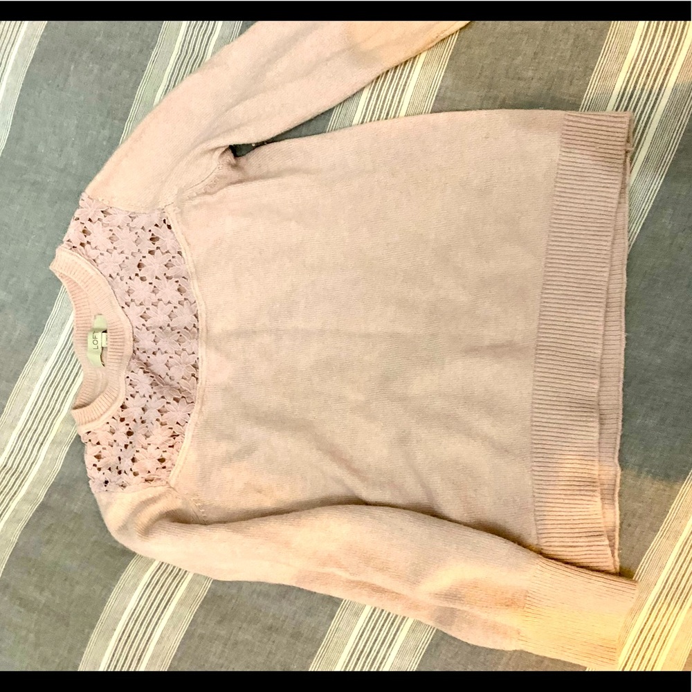 Loft Size Small Lace Sweater